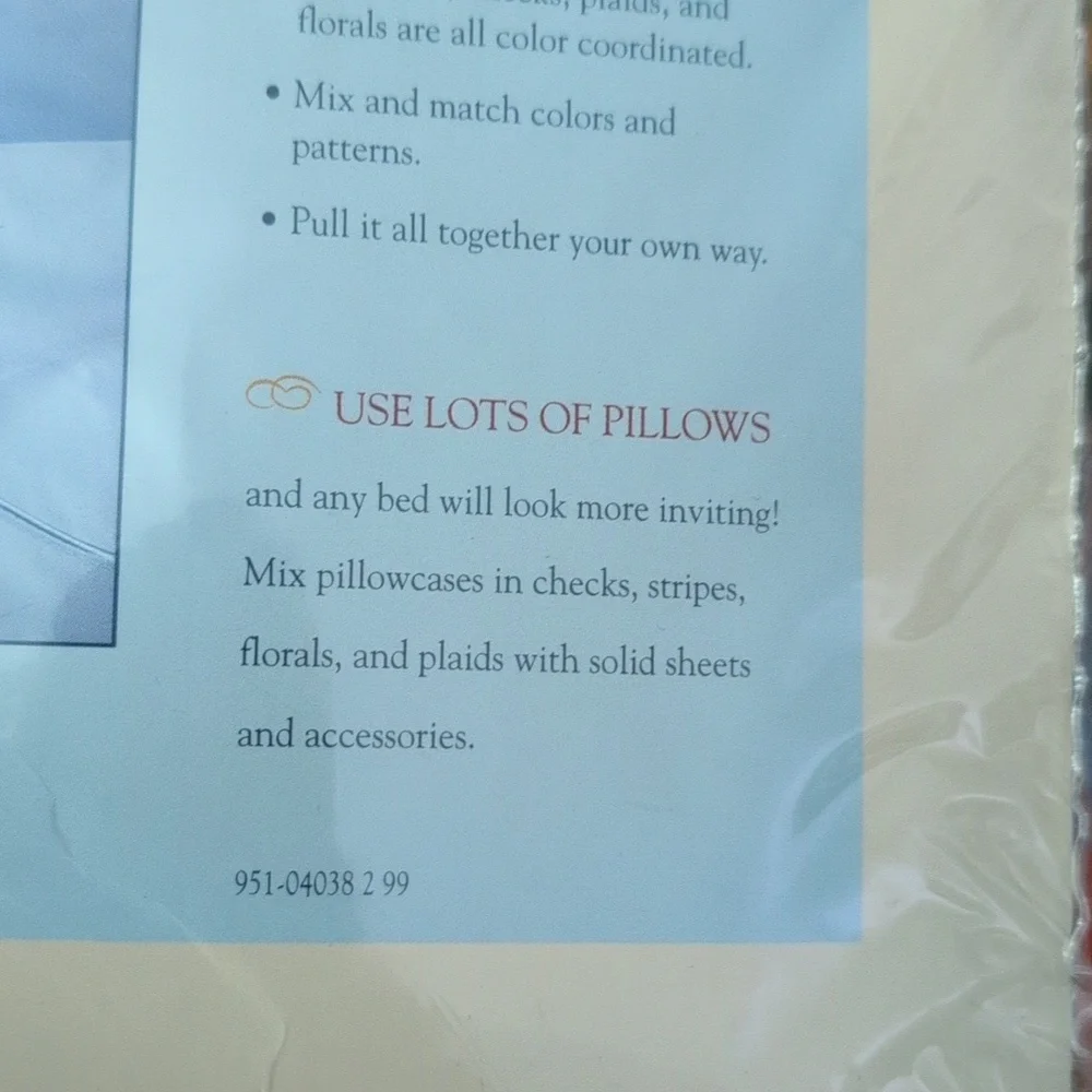 Select Edition Vintage Cream Fitted Sheet Cotton‎ Blend Deadstock NIP